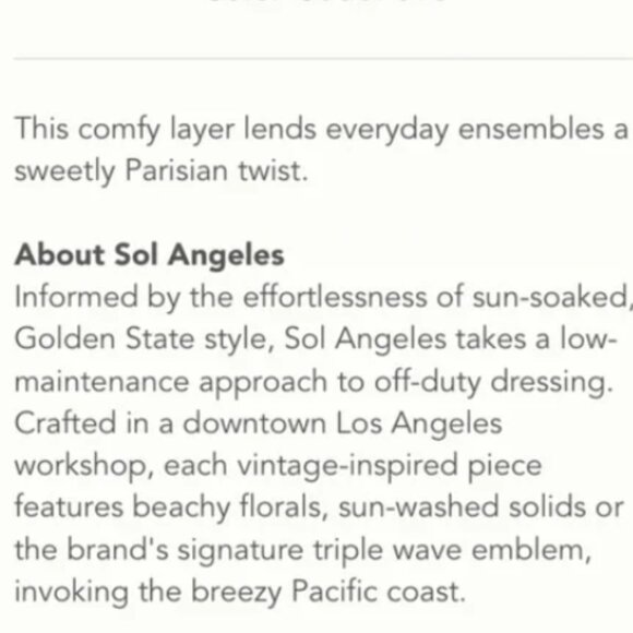 Anthropologie x Lol Angeles Crew Sweatshirt Pullover Apres Ski Medium - Picture 2 of 6